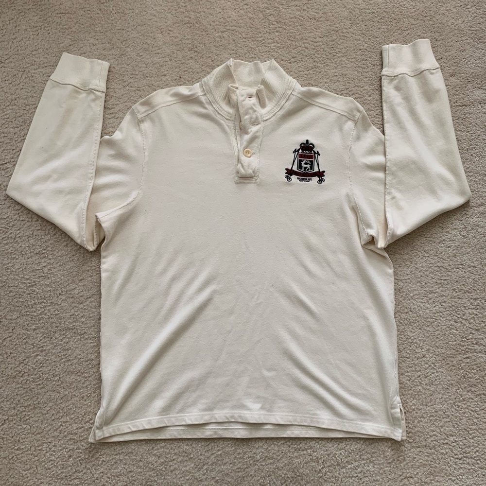 Polo Ralph Lauren Off-White Embroidered Shirt XXL